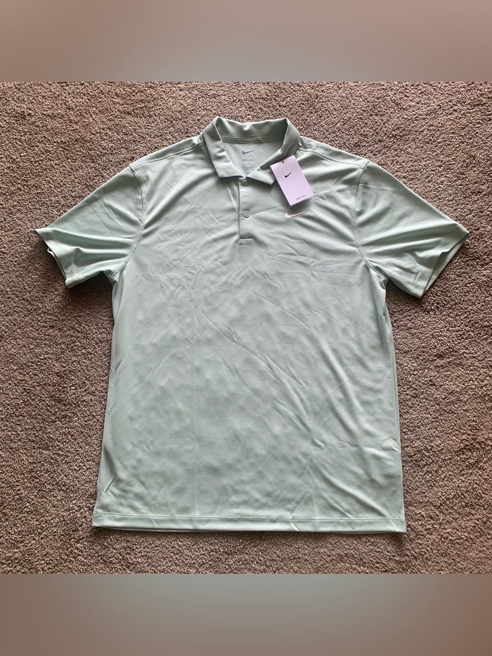 Nike Men’s Pale Mint Performance Polo